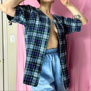 American Apparel Short Sleeve Flannel